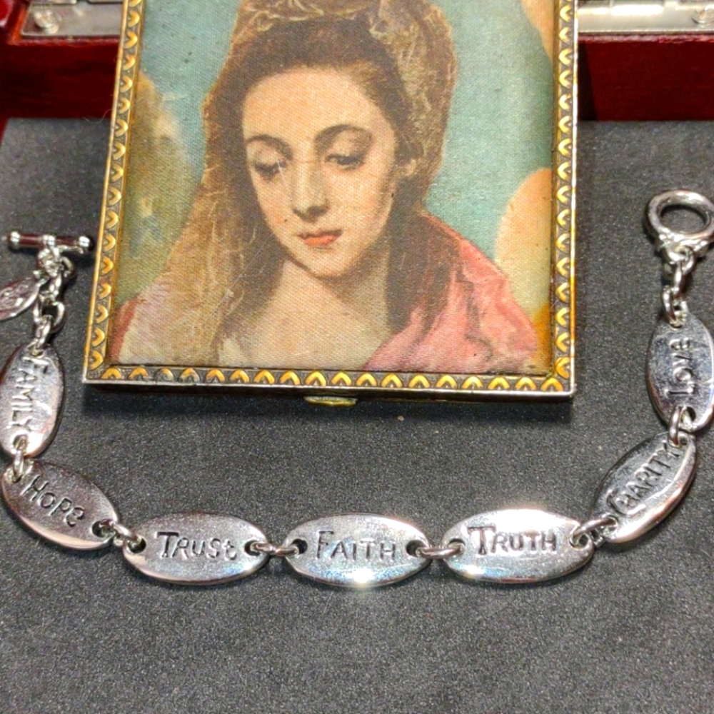 Faith~Hope~Love and Truth Bracelet